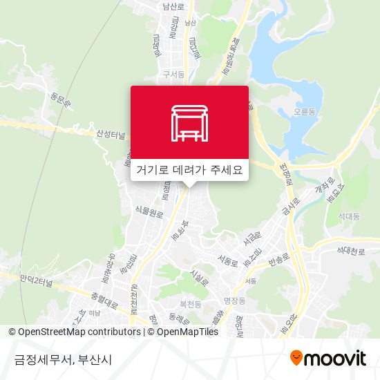 금정세무서 지도