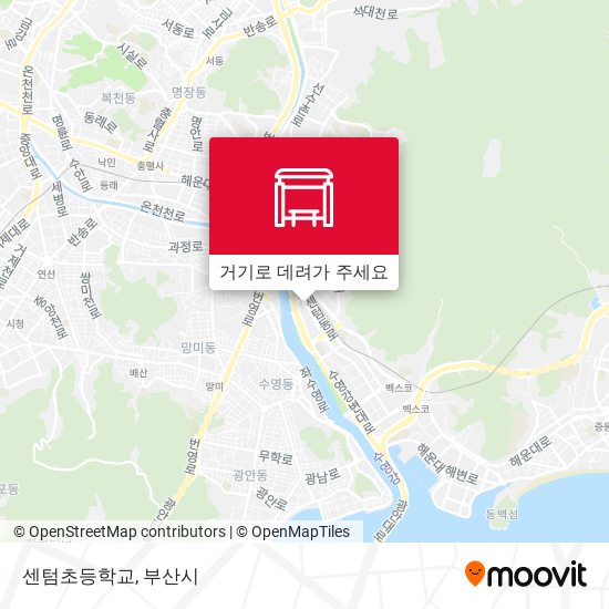 센텀초등학교 지도