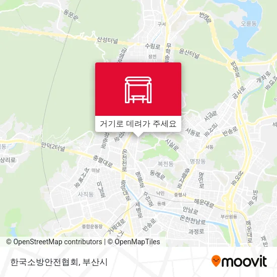 한국소방안전협회 지도