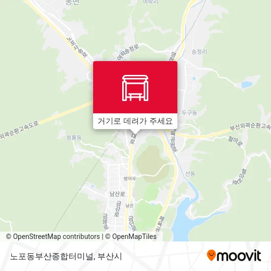 노포동부산종합터미널 지도