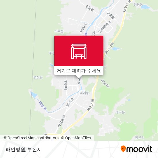 해인병원 지도