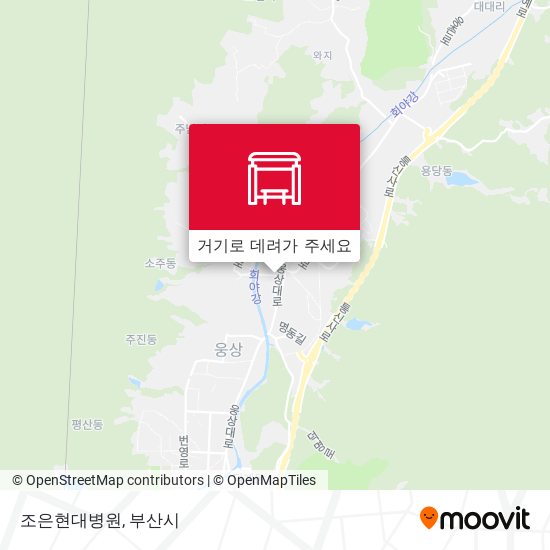 조은현대병원 지도