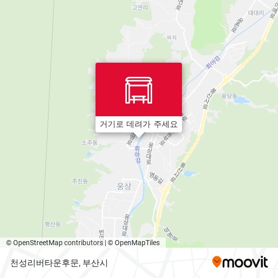 천성리버타운후문 지도