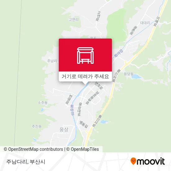 주남다리 지도