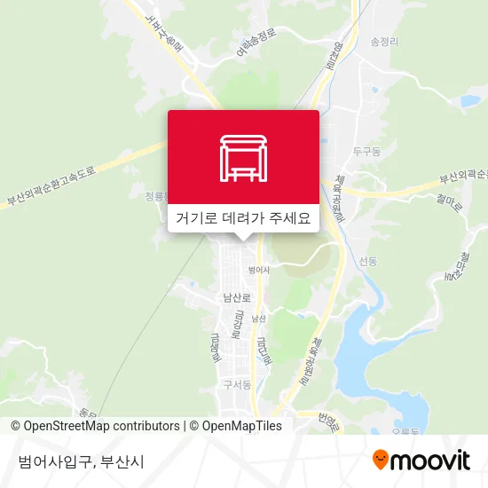 범어사입구 지도
