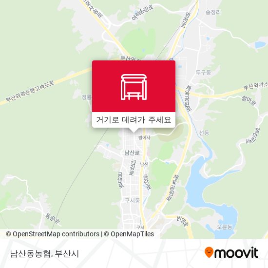 남산동농협 지도