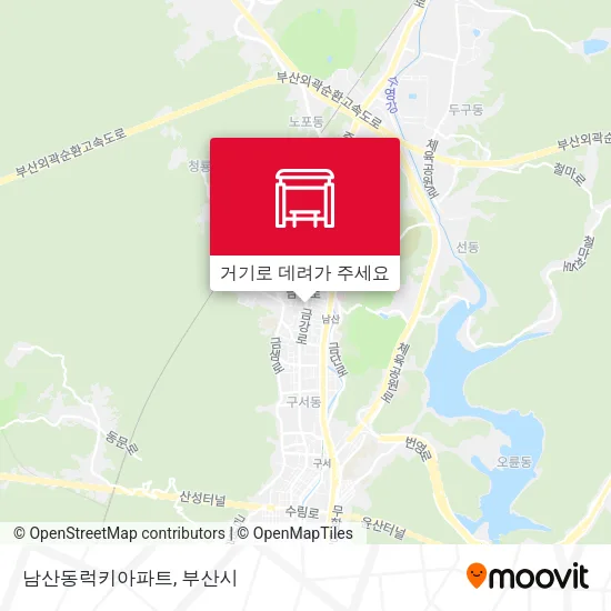 남산동럭키아파트 지도