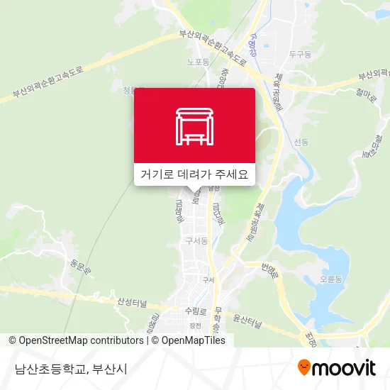 남산초등학교 지도