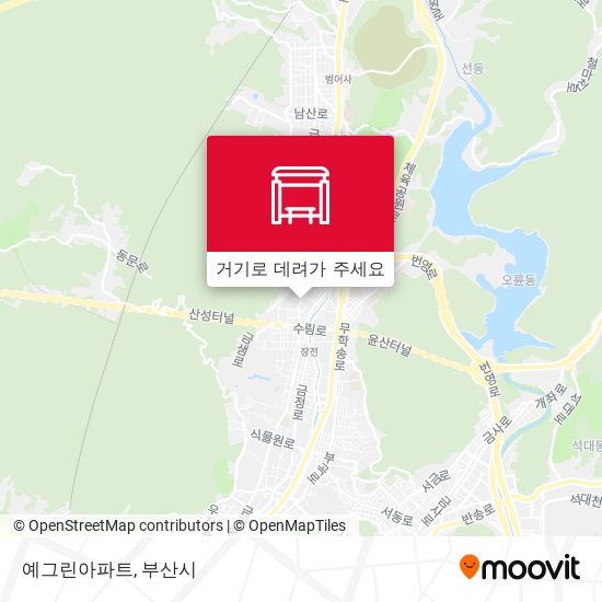 예그린아파트 지도