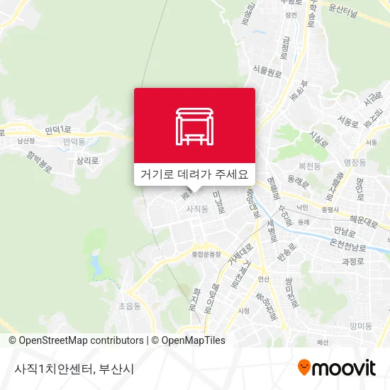 사직1치안센터 지도