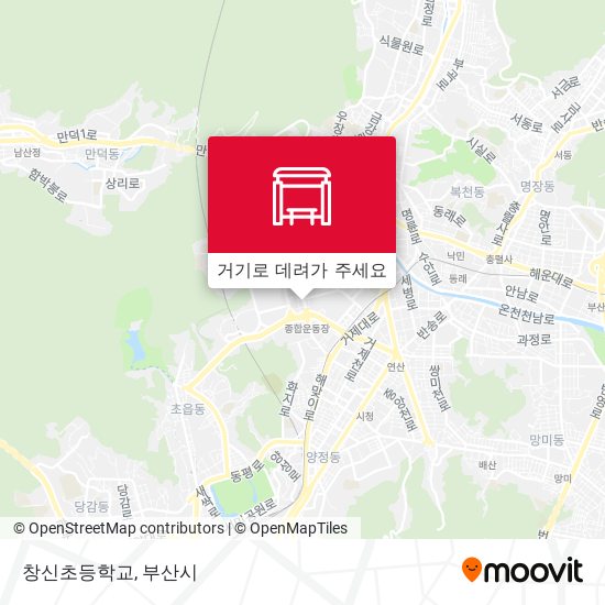 창신초등학교 지도