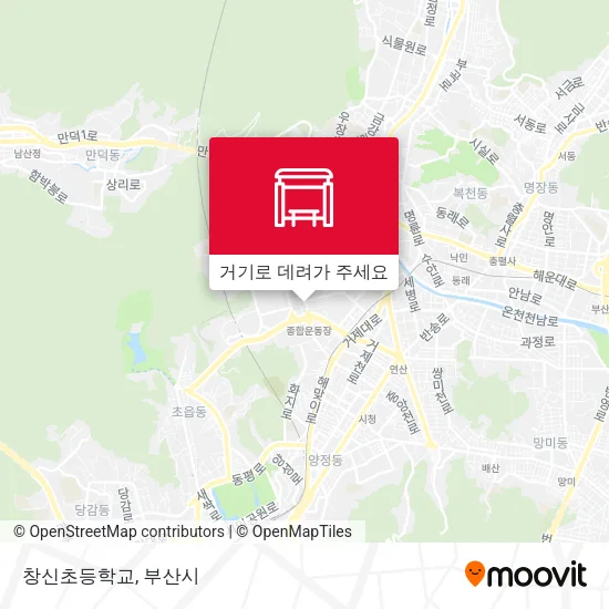 창신초등학교 지도