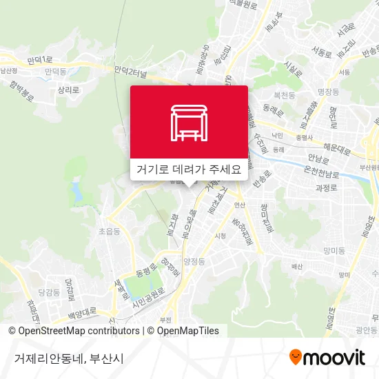거제리안동네 지도