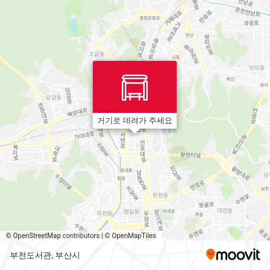 부전도서관 지도