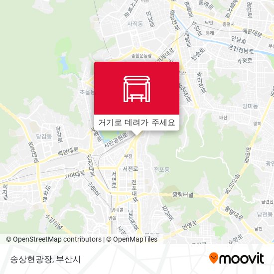 송상현광장 지도