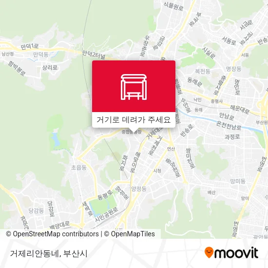 거제리안동네 지도