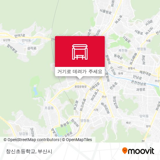 창신초등학교 지도