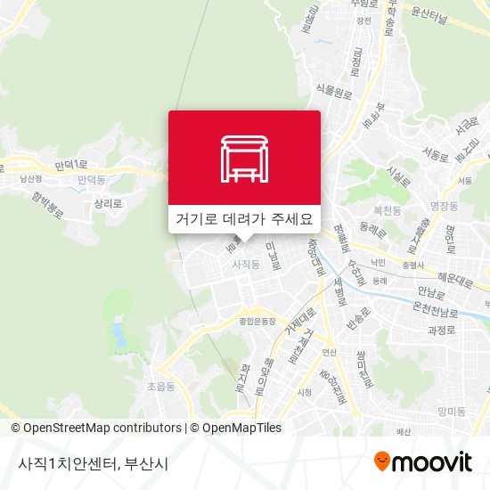 사직1치안센터 지도