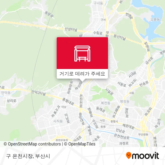 구 온천시장 지도