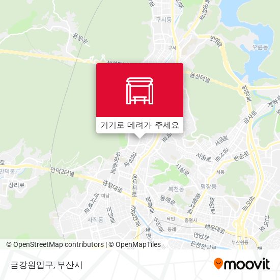 금강원입구 지도