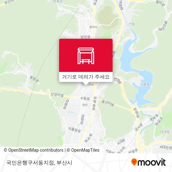 국민은행구서동지점 지도