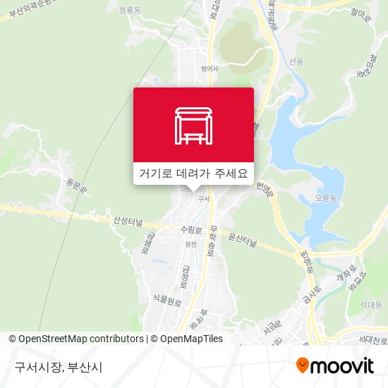 구서시장 지도