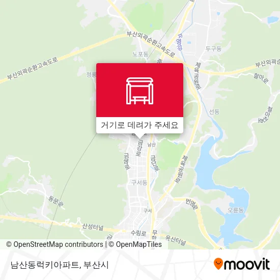 남산동럭키아파트 지도
