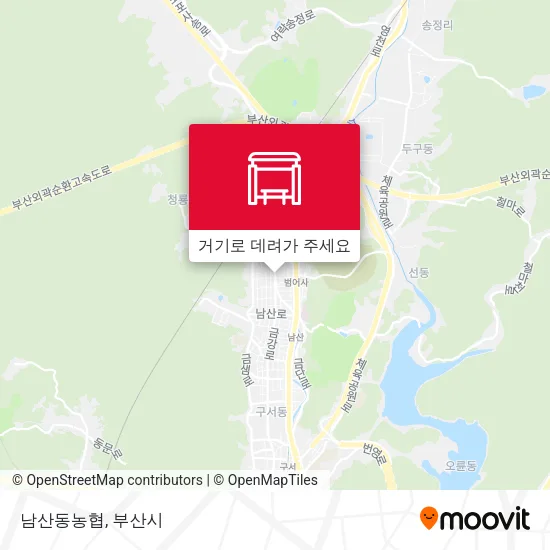 남산동농협 지도
