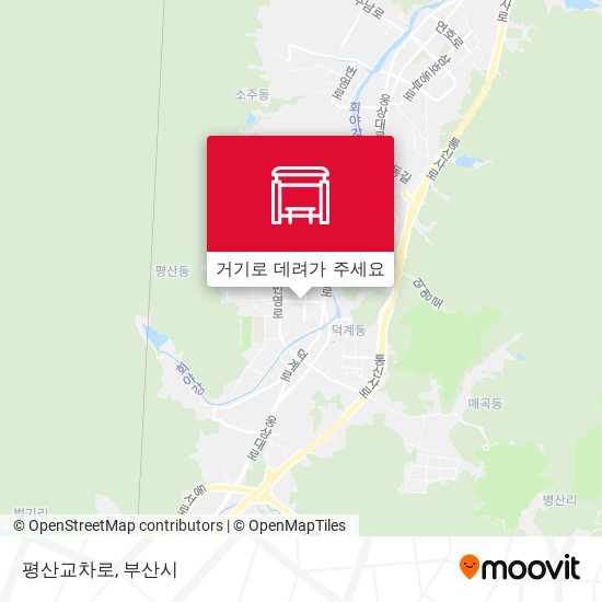 평산교차로 지도