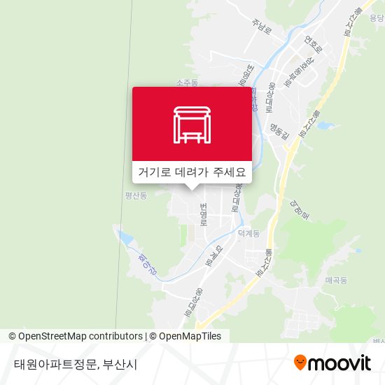 태원아파트정문 지도