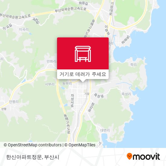 한신아파트정문 지도