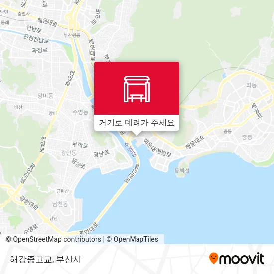 해강중고교 지도