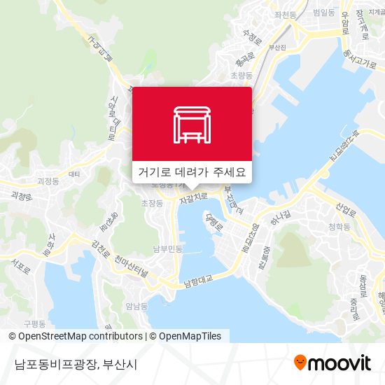 남포동비프광장 지도