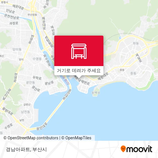 경남아파트 지도