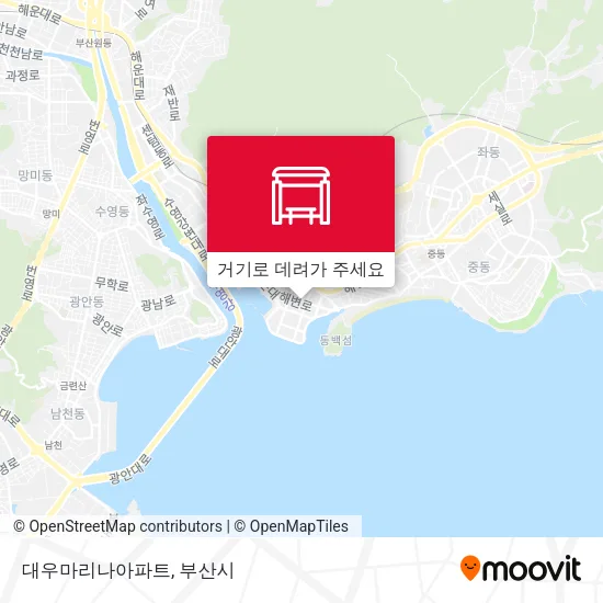대우마리나아파트 지도