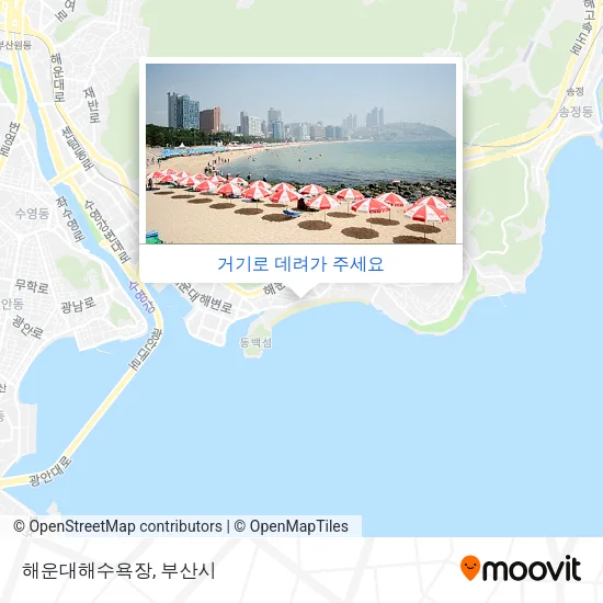 해운대해수욕장 지도