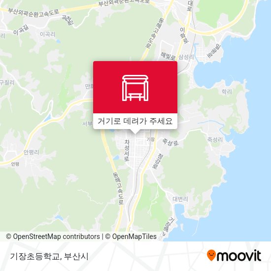 기장초등학교 지도
