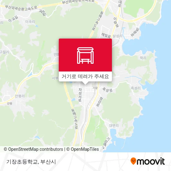 기장초등학교 지도