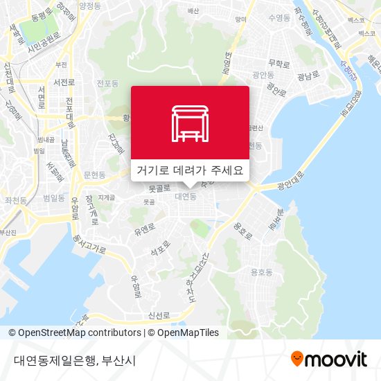 대연동제일은행 지도