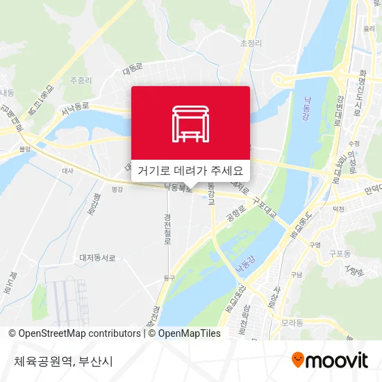 체육공원역 지도