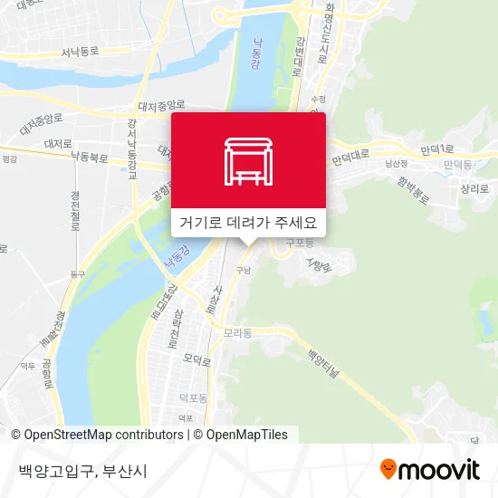 백양고입구 지도