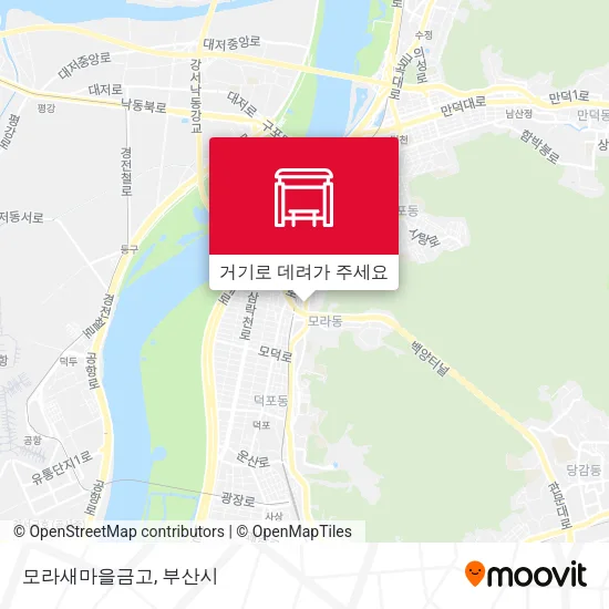 모라새마을금고 지도