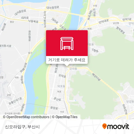 신모라입구 지도