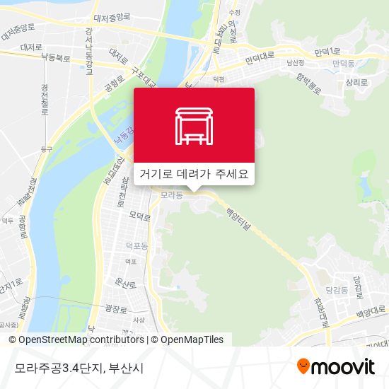 모라주공3.4단지 지도