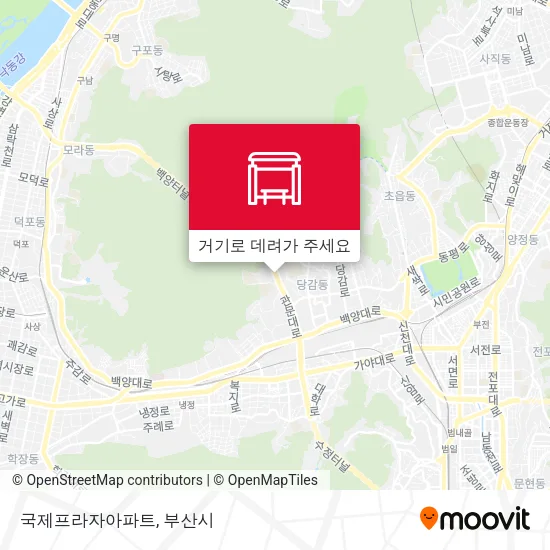 국제프라자아파트 지도