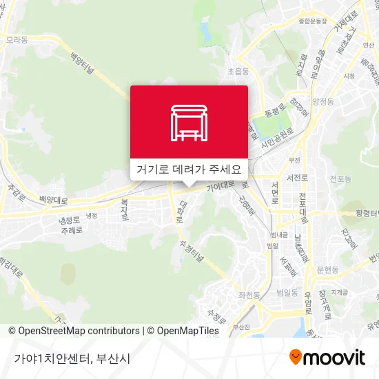 가야1치안센터 지도