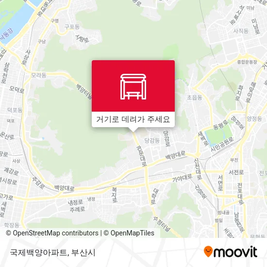 국제백양아파트 지도