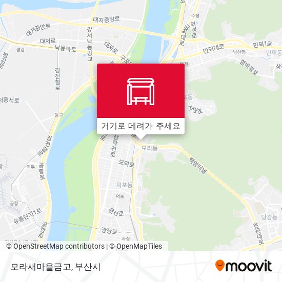 모라새마을금고 지도