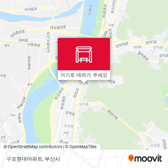 구포현대아파트 지도