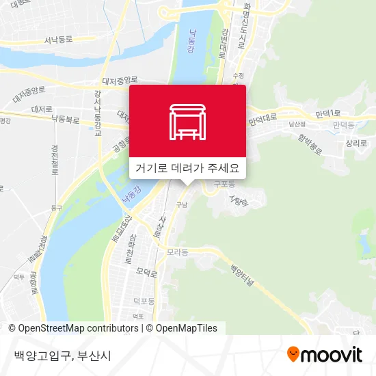 백양고입구 지도